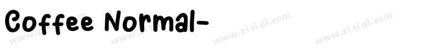 Coffee Normal字体转换